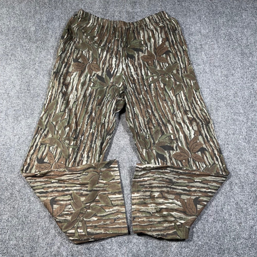 VTG Spartan Realtree‎ Camo Pants Mens XL Made in USA Hunting Camouflage See Thru